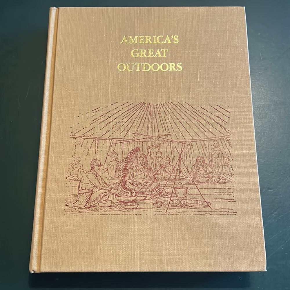 America's Great Outdoors Illustrated Hardback Book by Jim Bashline Vintage 1976